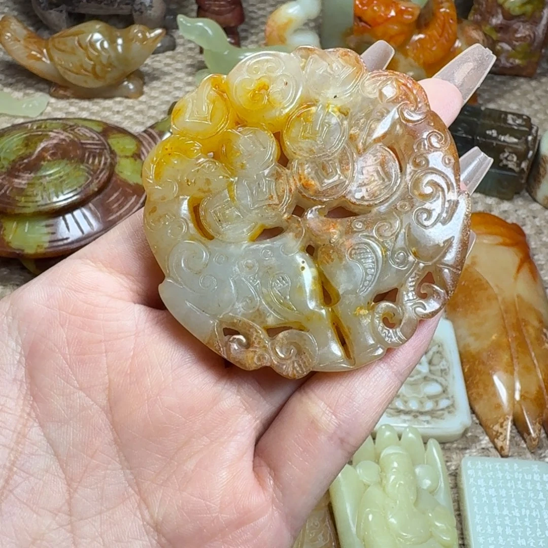 白玉菩提吊坠挂件