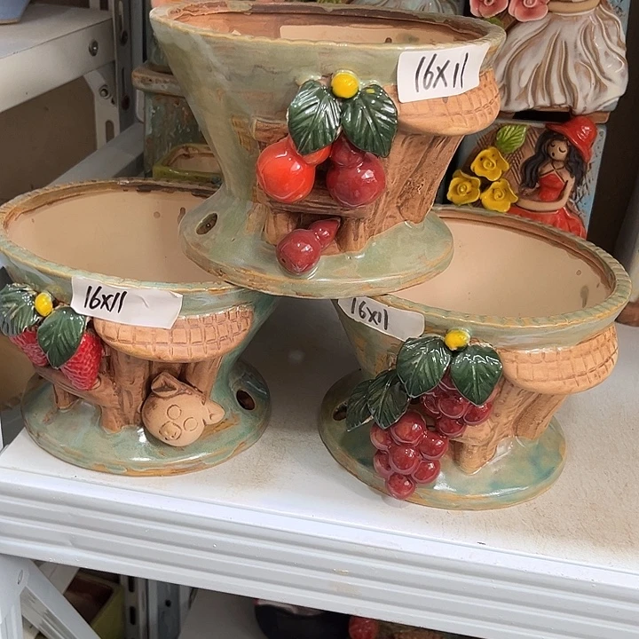 紫砂花盆粗陶材质多肉花盆