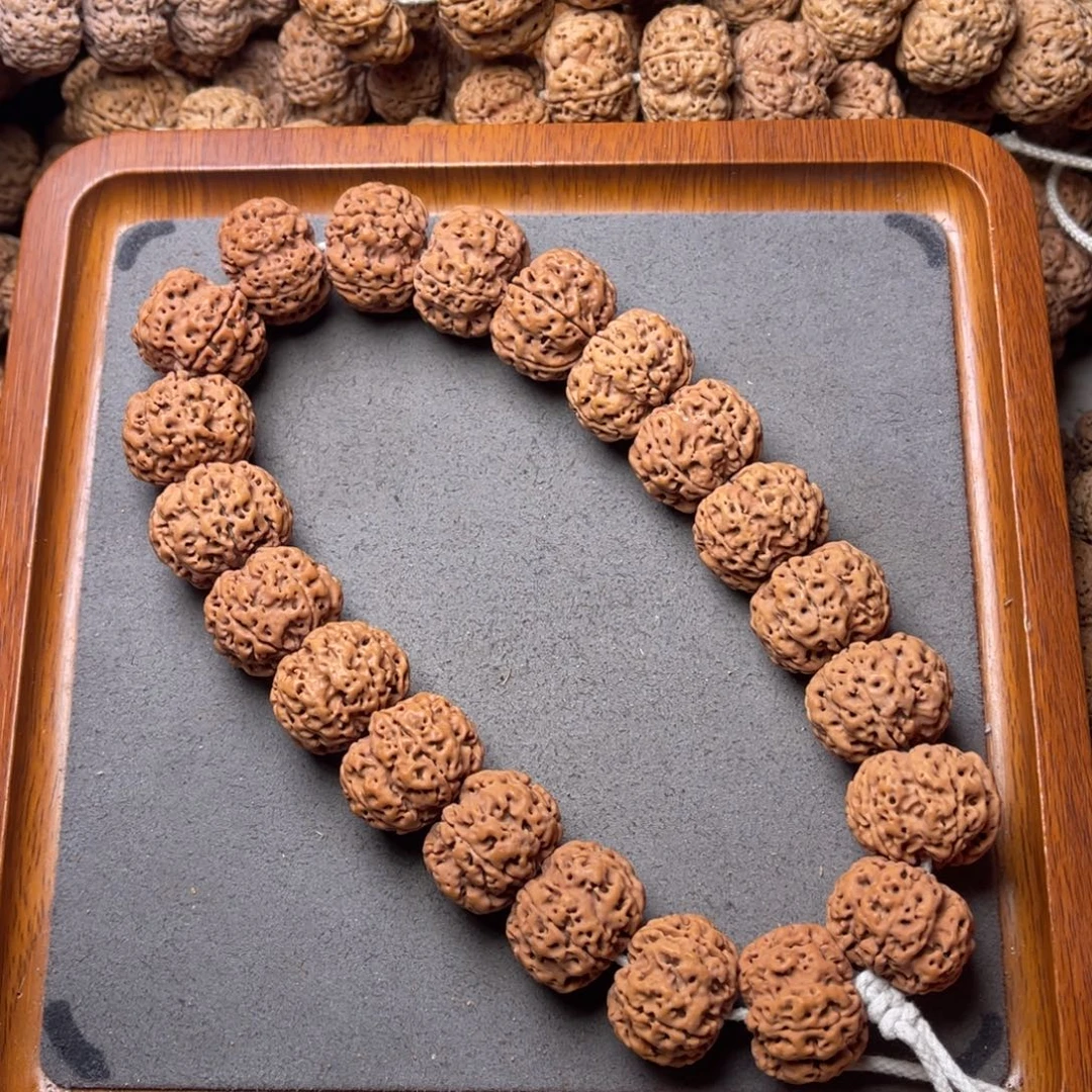 菩提籽类13号金刚菩提矮壮古龙梅花手持22+