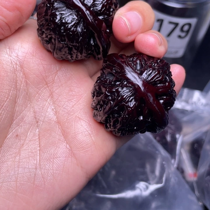 文玩核桃把件磨盘