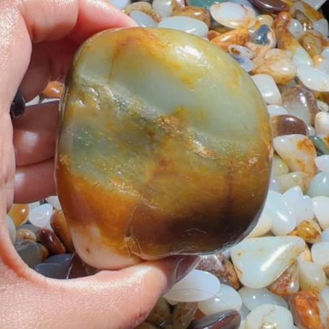 和田玉（糖玉）手链未镶嵌28