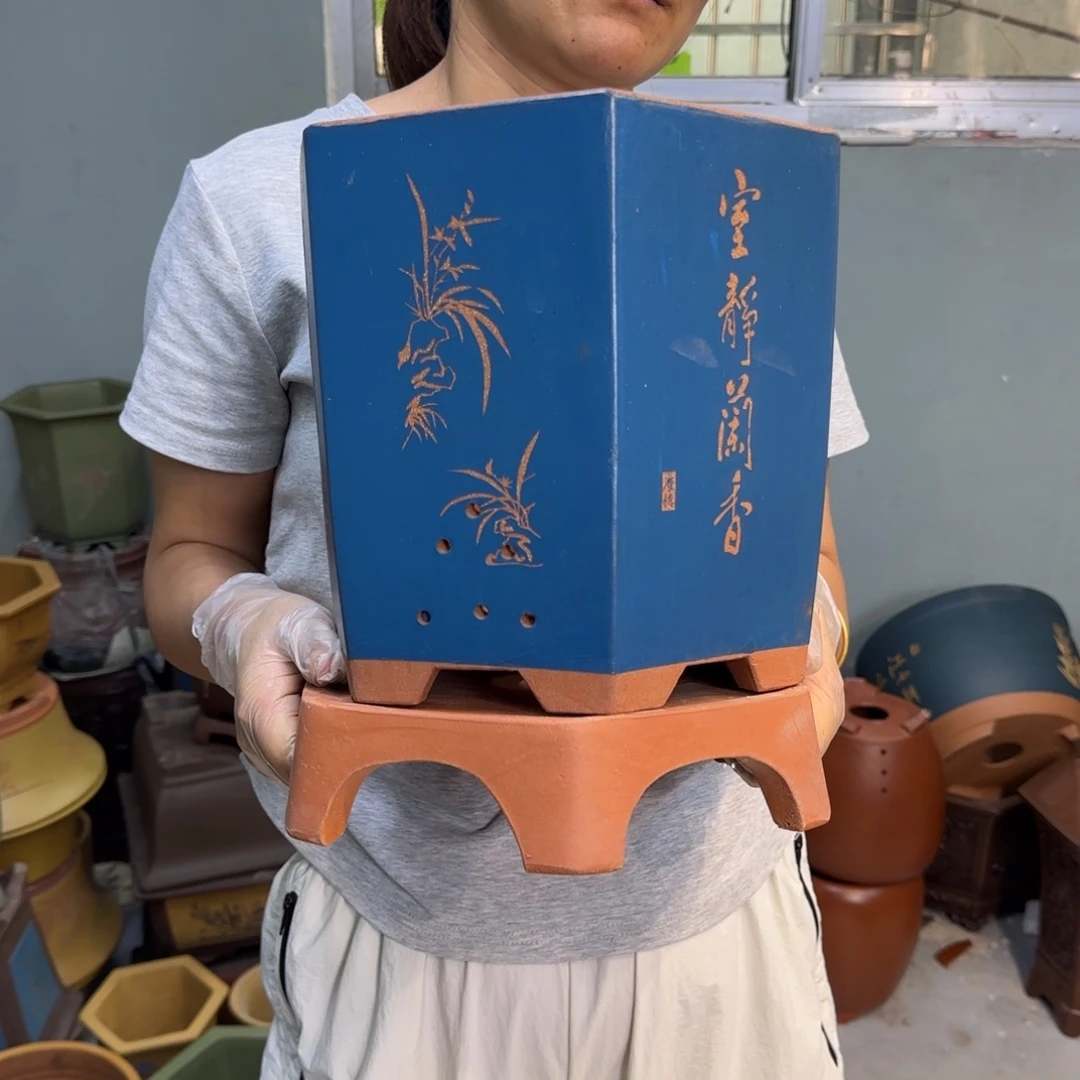 紫砂花盆紫砂口径20