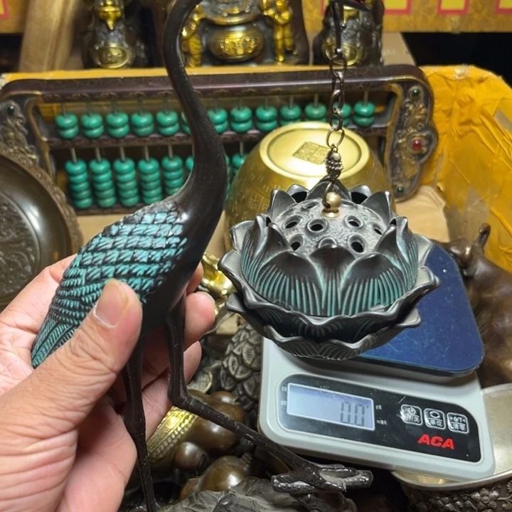铜器摆件收收藏藏