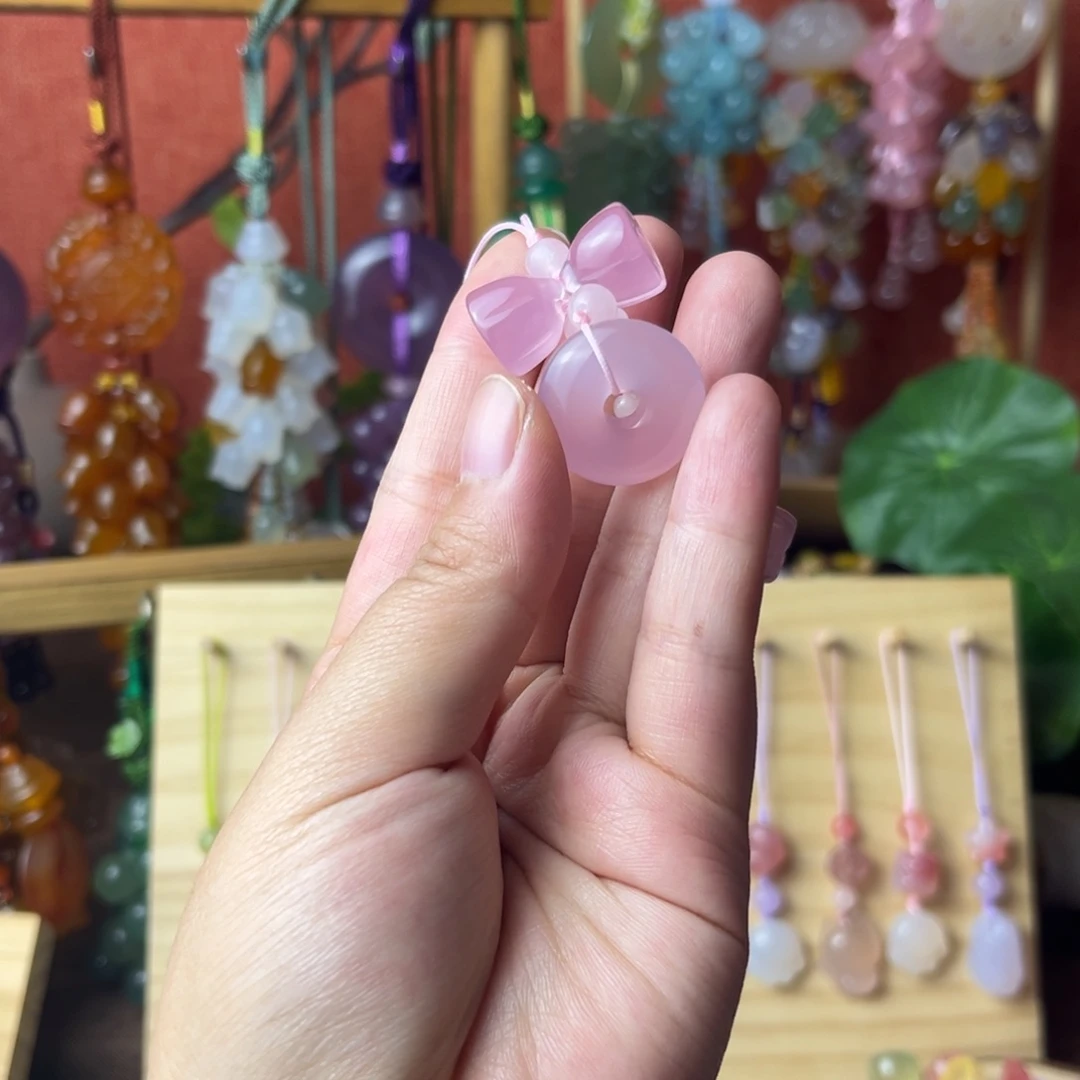 平安莲莲手机挂件