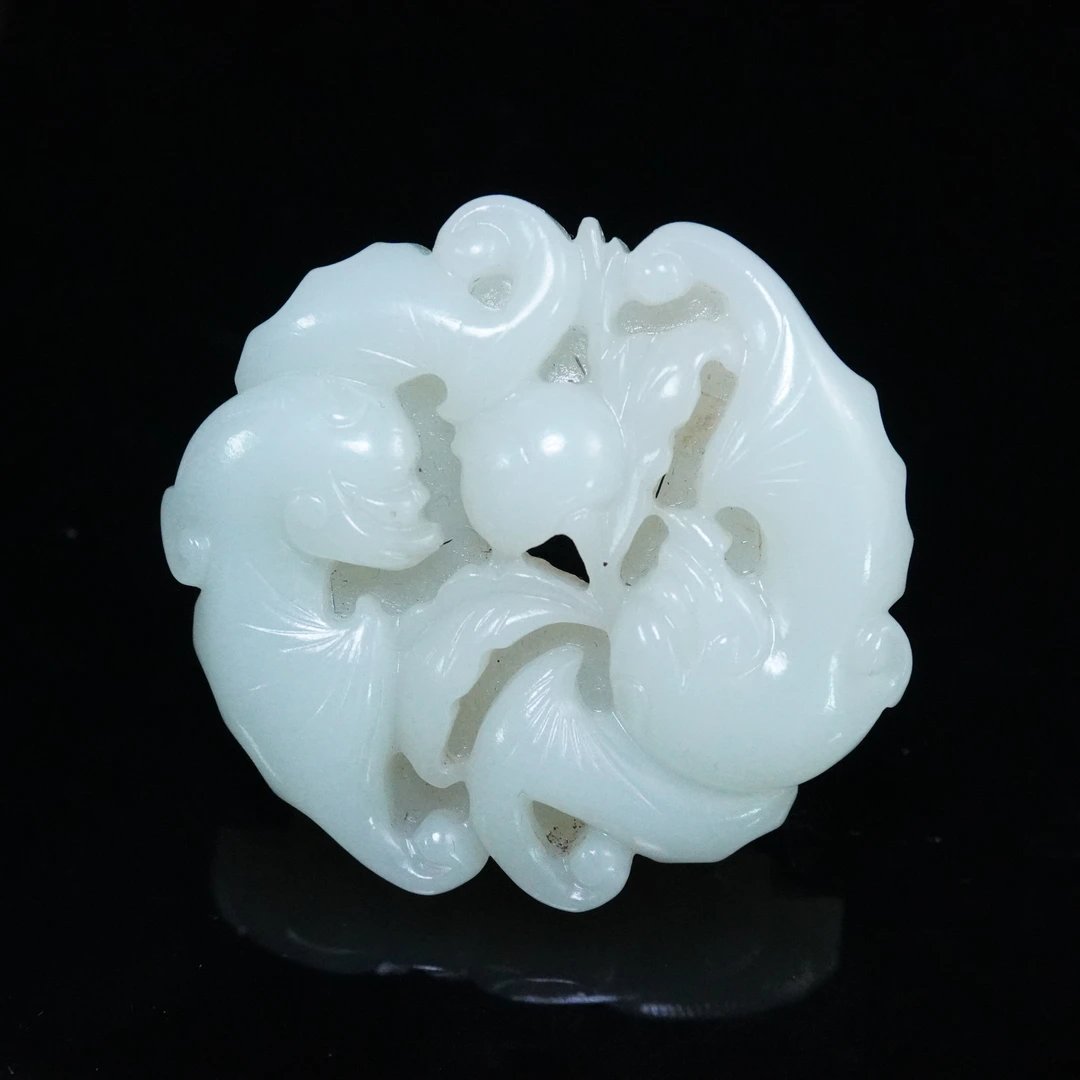 清代和田玉福寿佩185243*古玉*传承