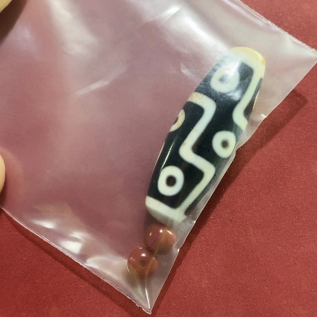 承***金玛瑙/玉髓未镶嵌颈饰行运九眼