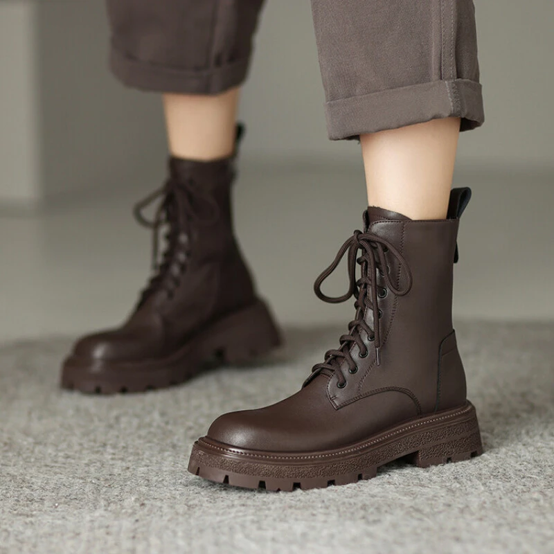 【工厂断码福利现货】牛皮短靴3107