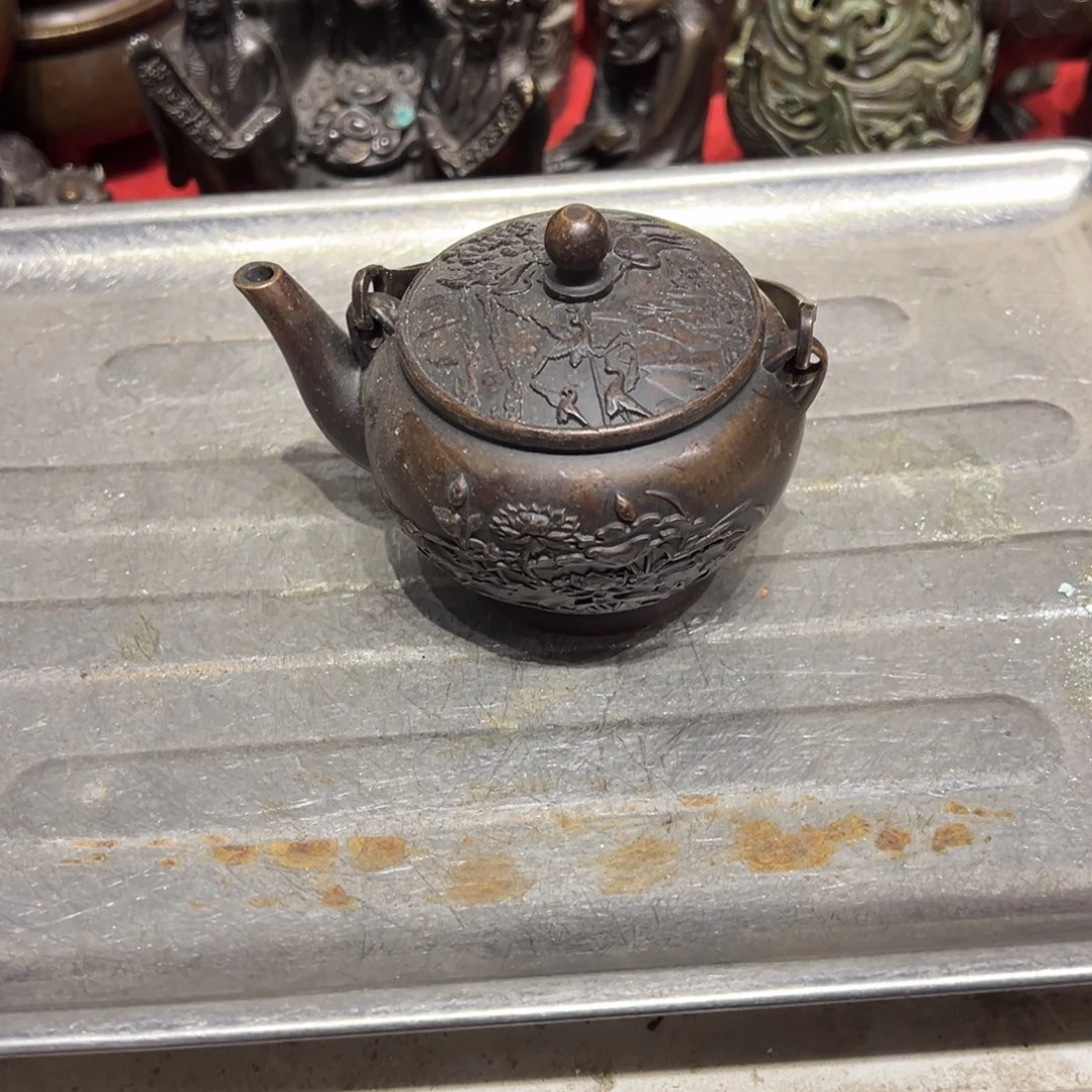 黄铜摆件，文房摆件