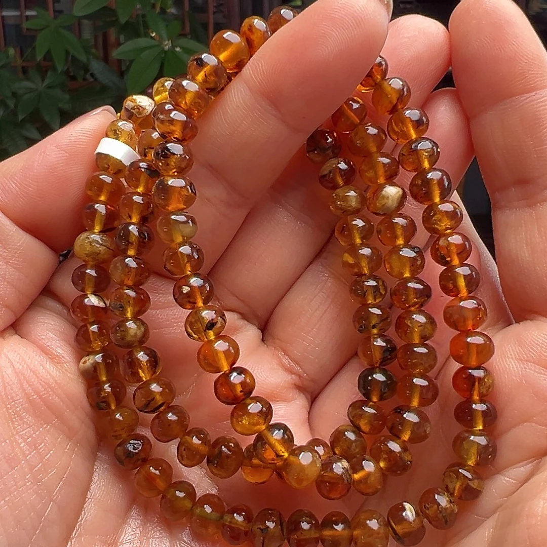 琥珀未镶嵌裸石抚顺琥珀20369六