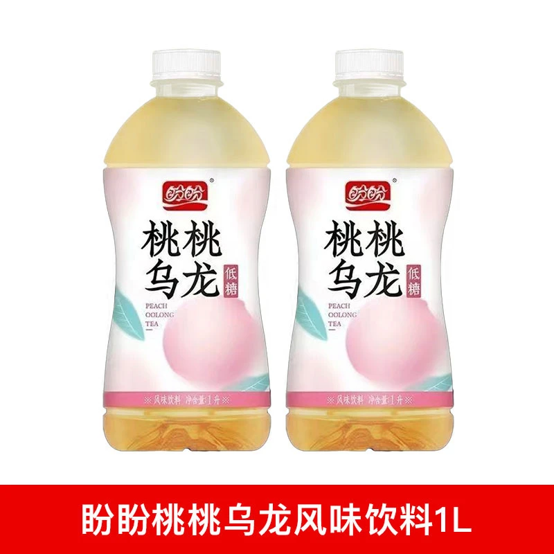 【5瓶】9月28号到期盼盼桃桃乌龙风味饮料1L装