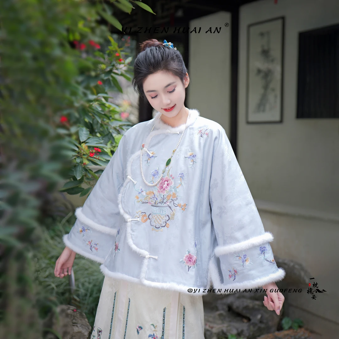 一枕槐安·【芷岚】新中式日常仙气加厚古风中国风汉元素外套