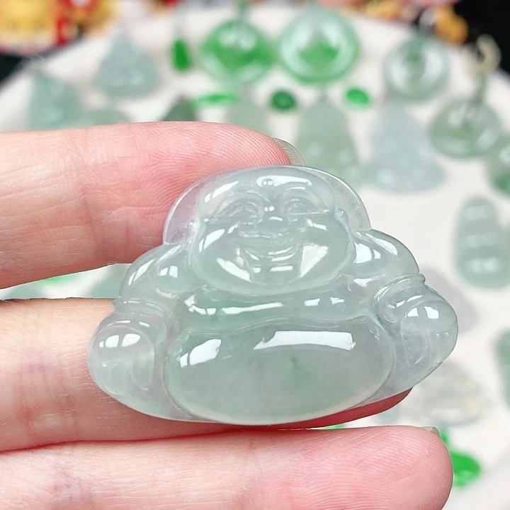 颈饰未镶嵌翡翠缅甸天然A货翡翠