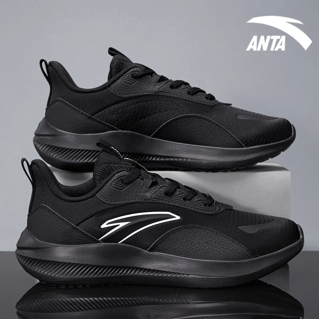 安踏男鞋运动鞋跑步鞋冬季新款正品网面透气跑步鞋耐磨防滑鞋子男