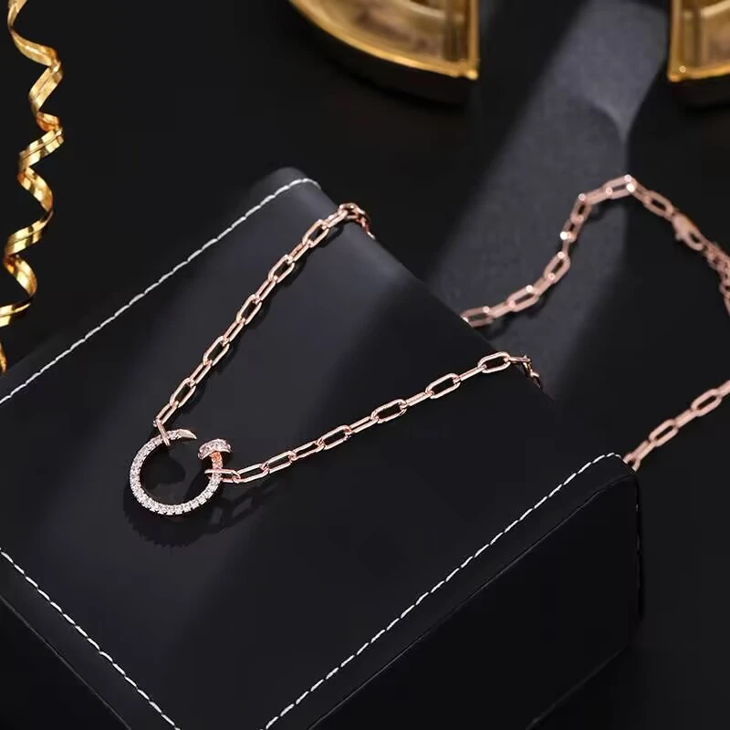 铜合金项链 《货号7147》钉子项链