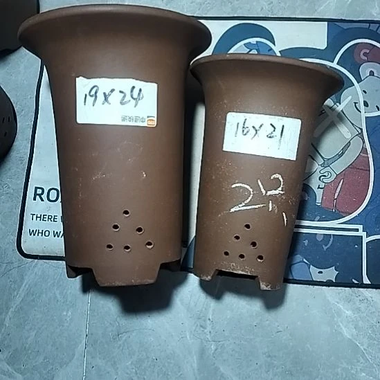 紫砂兰花盆两个紫砂