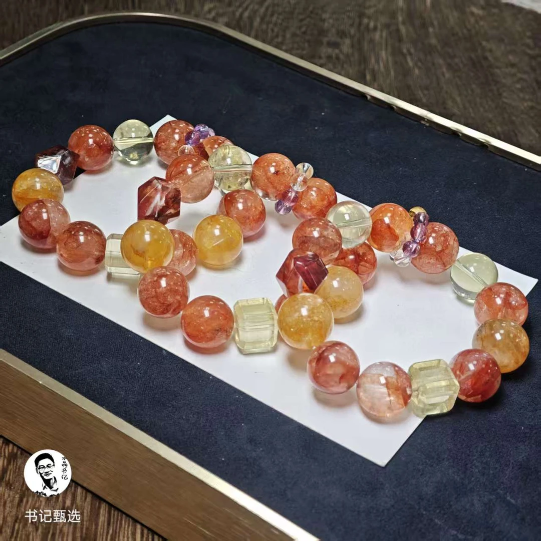 【书记甄选】原创烈火如歌单圈手链 多样性发一件 约12-16mm 5901LL