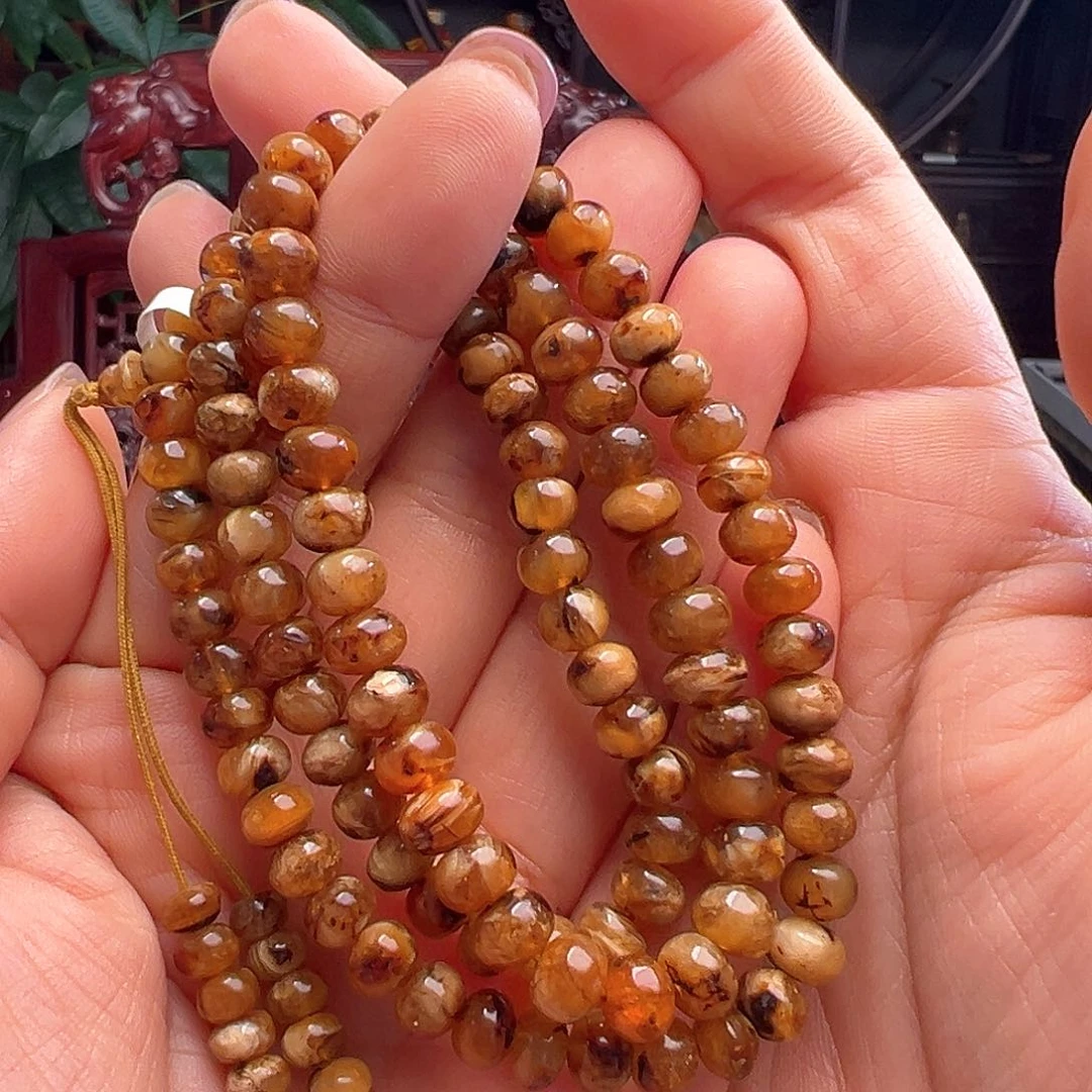 未镶嵌琥珀裸石抚顺琥珀20986六