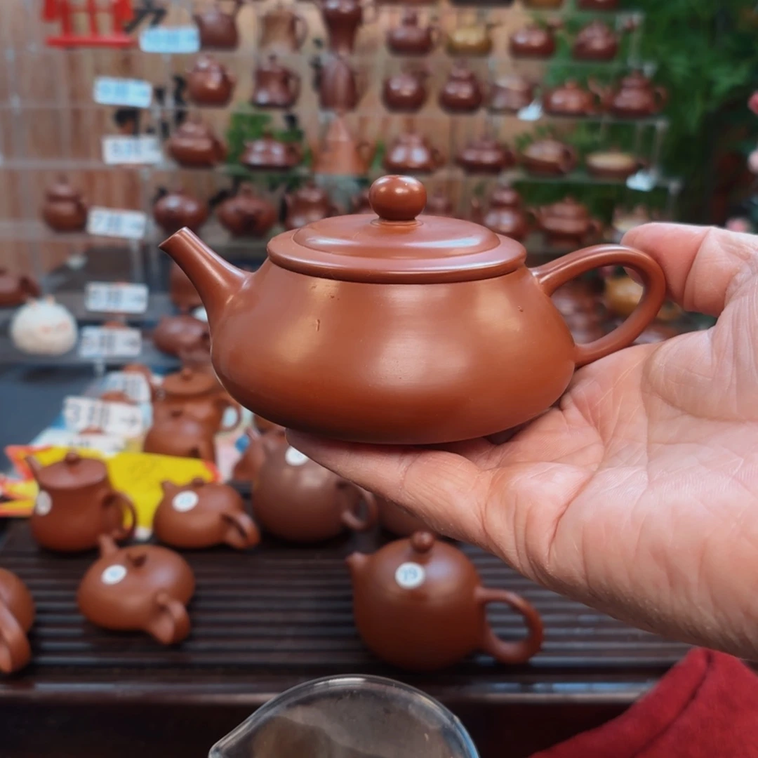 朱泥茶壶三**鱼朱泥茶壶朱泥茶壶