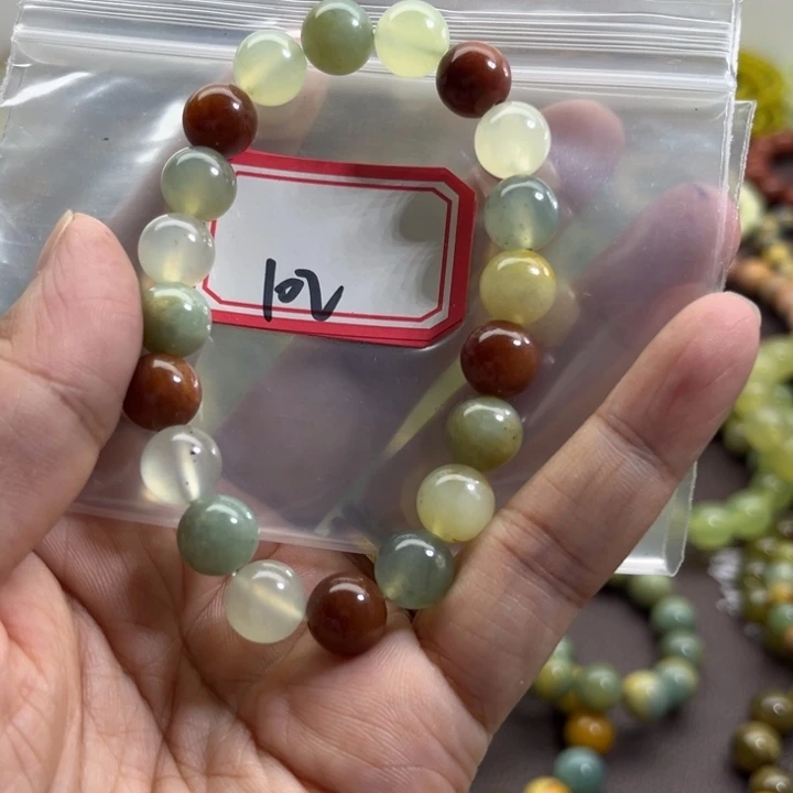 蛇纹石玉未镶嵌手链