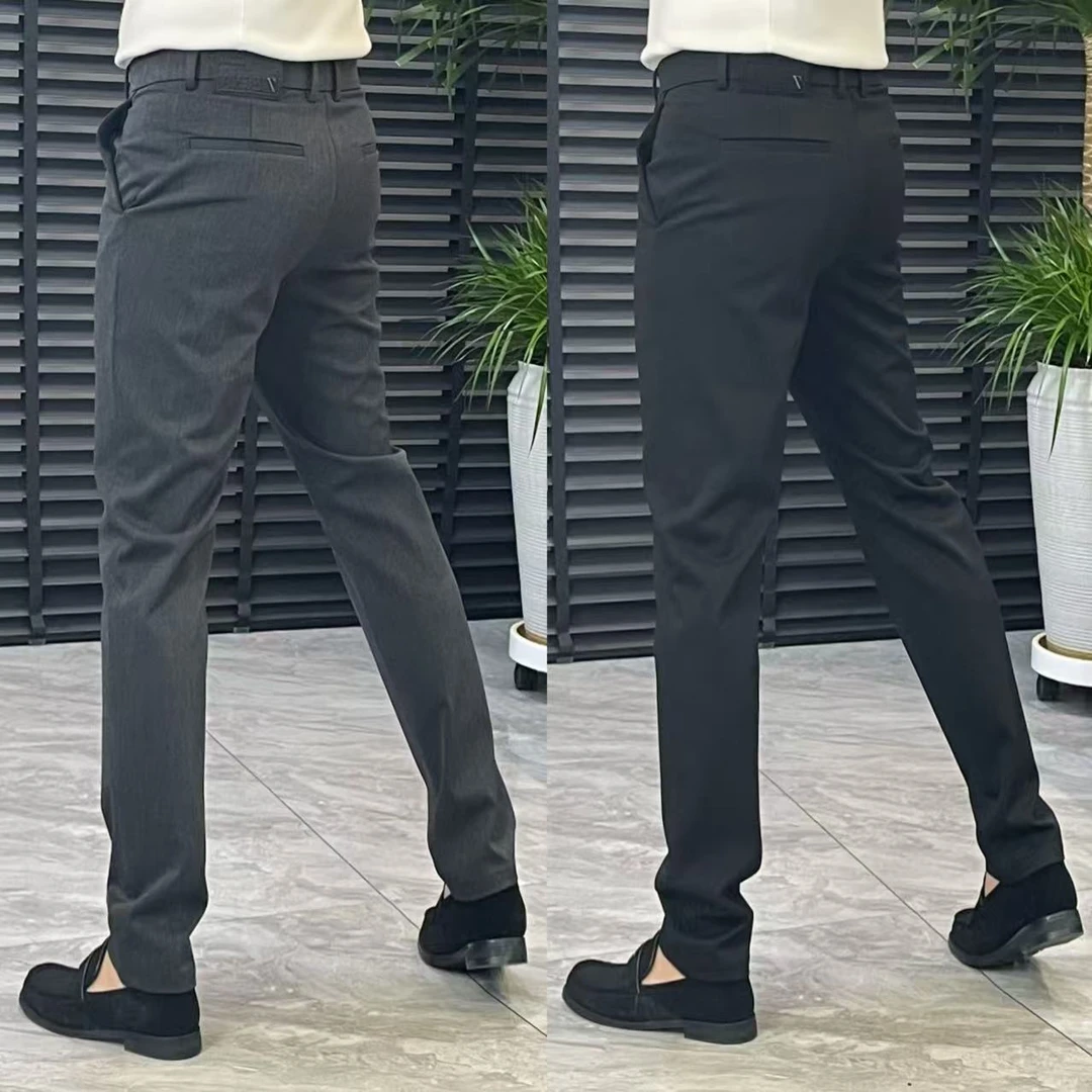 张先生欧货•045秋冬款男士商务时尚休闲微弹力修身净版休闲裤