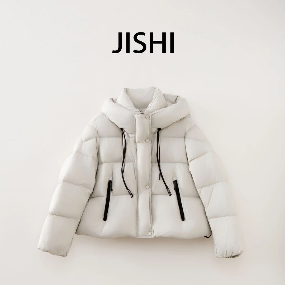 既是JISHI2025冬季【泡芙短款白鸭绒羽绒服】