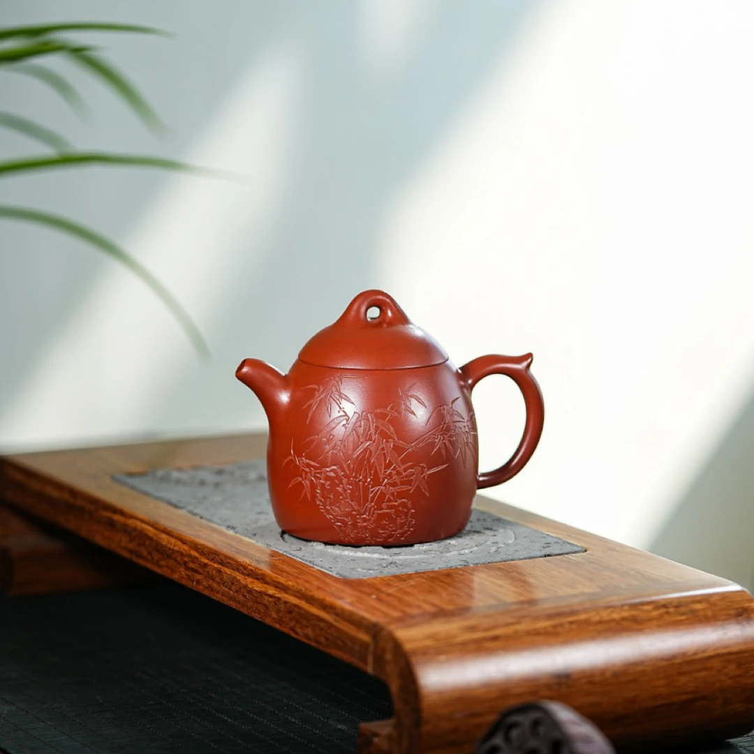 【壶名】秦权【泥料】大红袍 200cc