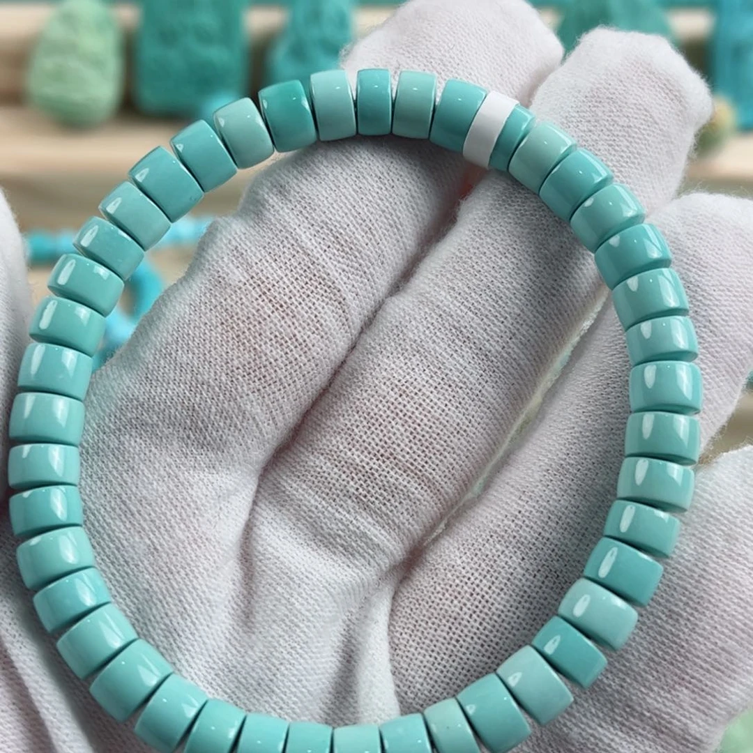 未镶嵌绿松石尺寸7.3mm