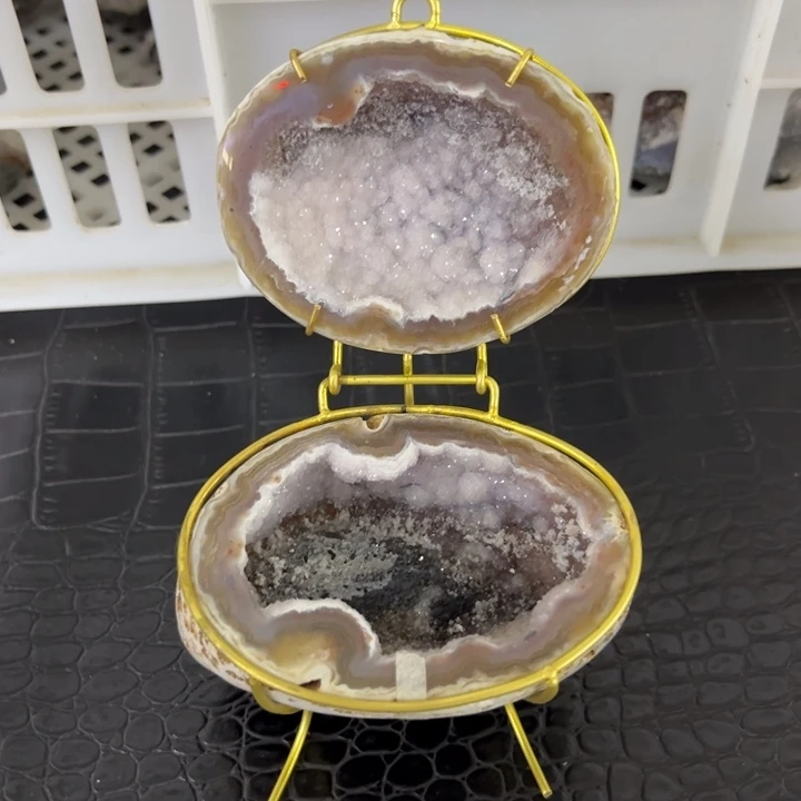 水晶发饰未镶嵌奇石粉软盆