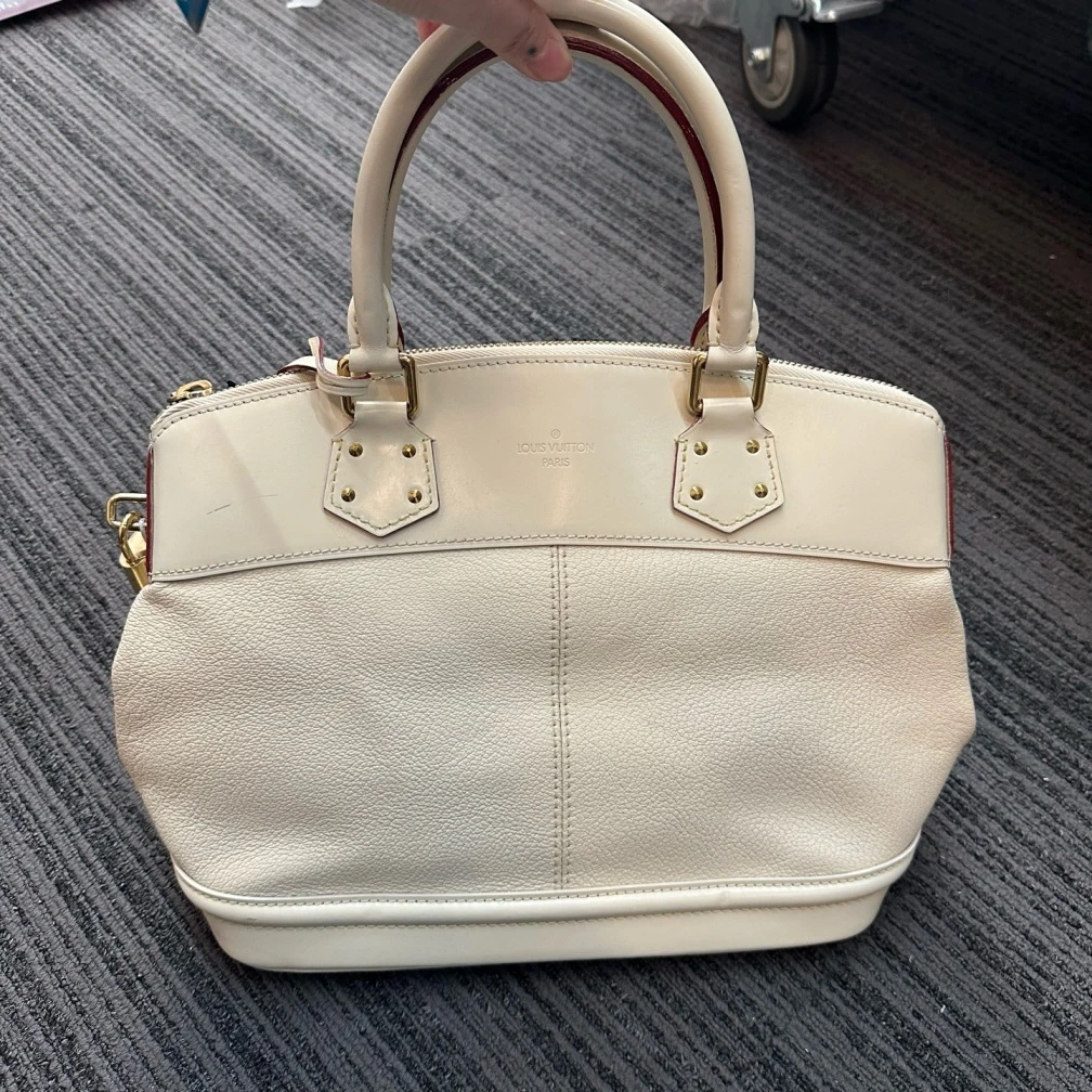 95新 LouisVuitton/路易威登 白色手提包yy 1593 0202