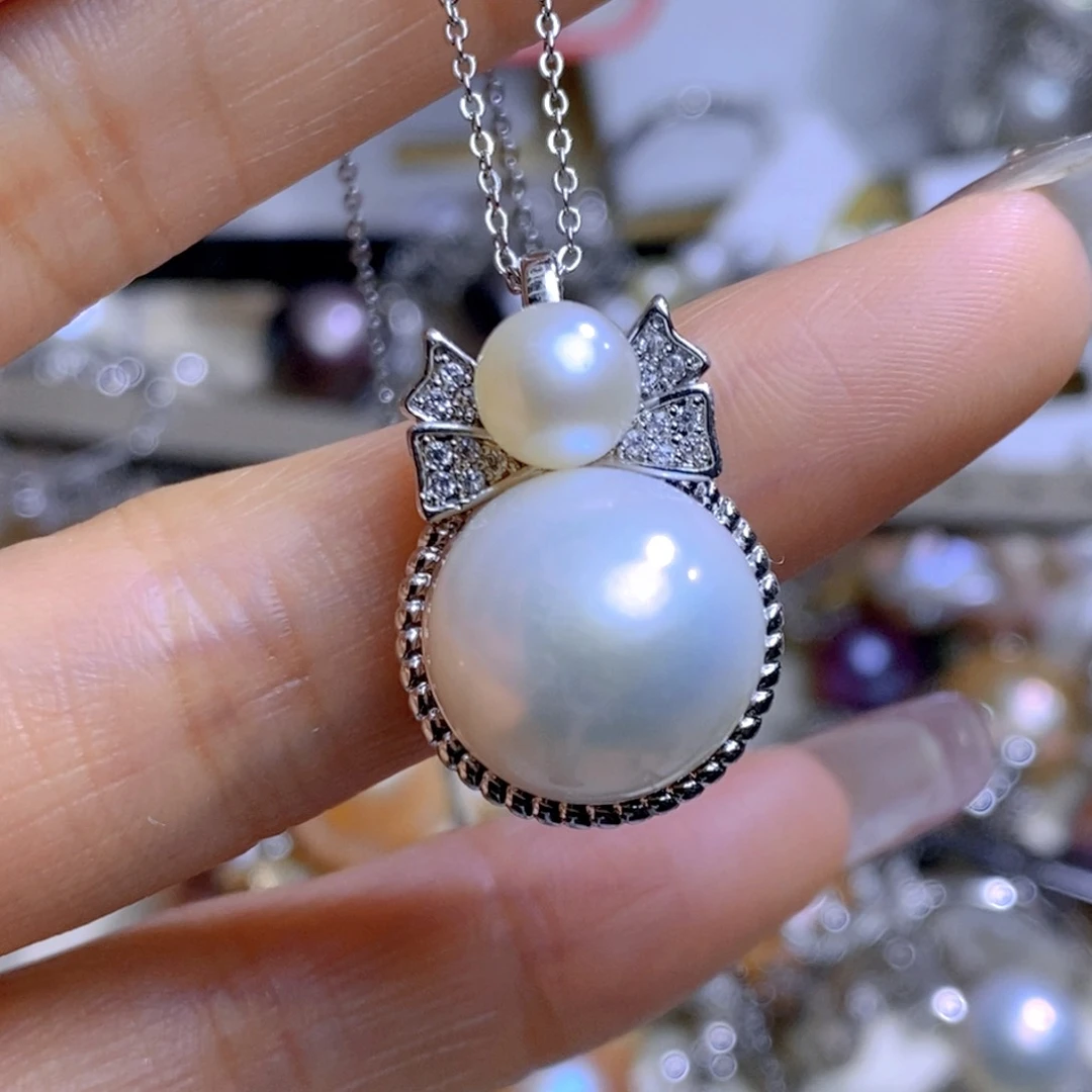 未镶嵌淡水珍珠吊坠