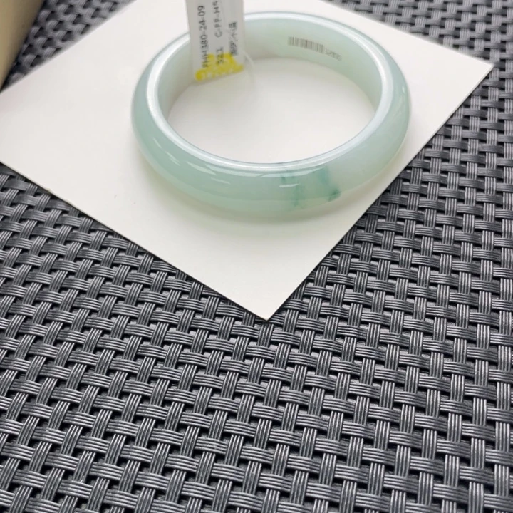 未镶嵌手镯翡翠翡翠手镯51.7圈飘花