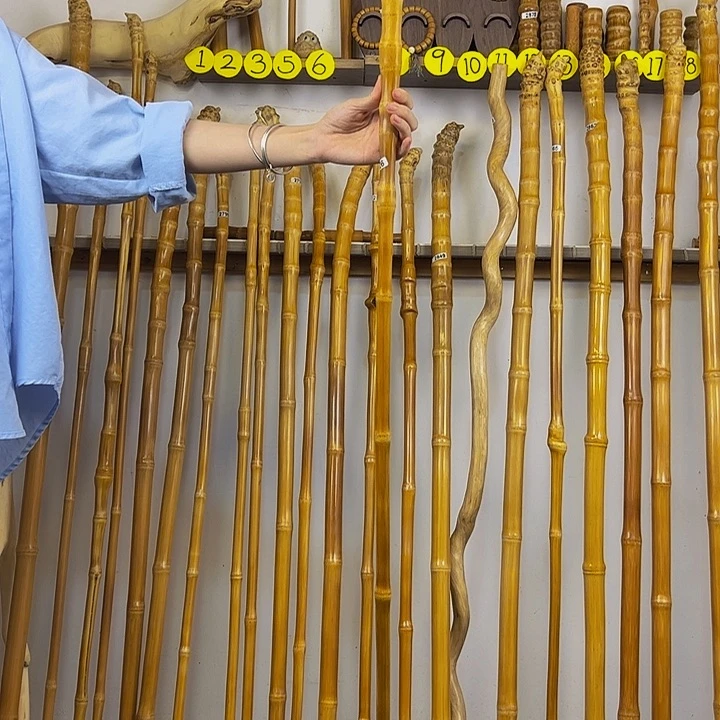 2826玉竹杖登山杖手持拐棍