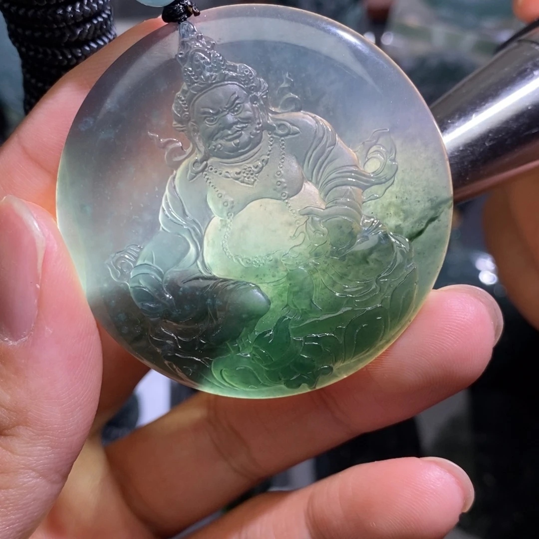 未镶嵌定制翡翠黄财神
