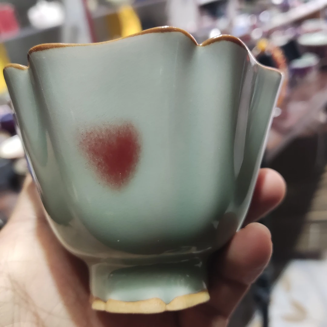 茶杯碗冰裂釉钧瓷