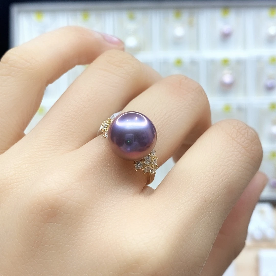 淡水珍珠颈饰银S925镶嵌钥