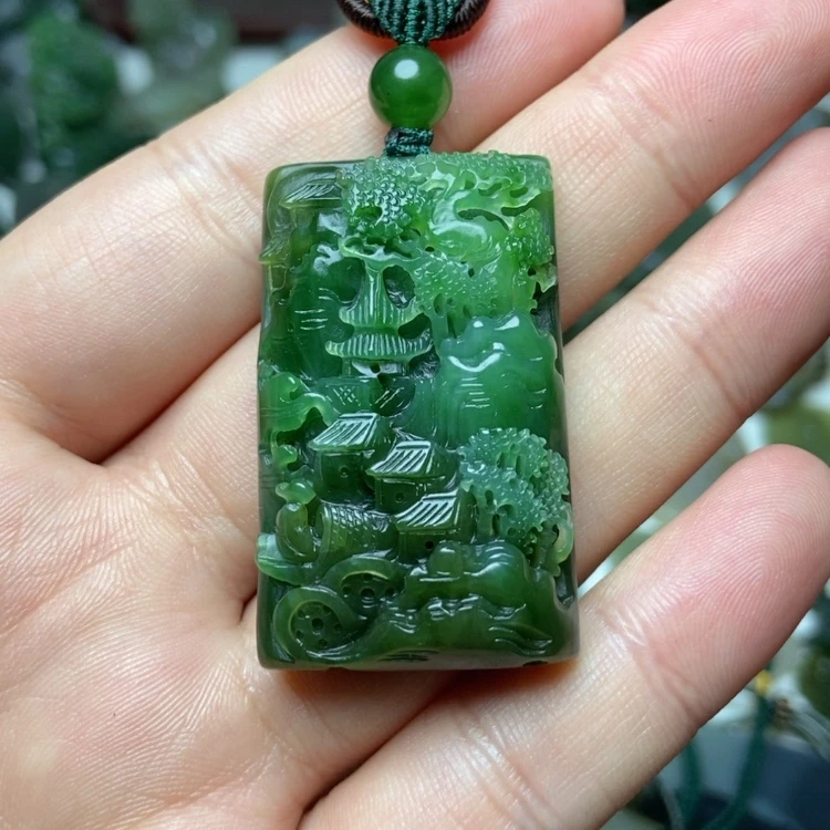 【闪购商品】和田玉颈饰未镶嵌杨**青