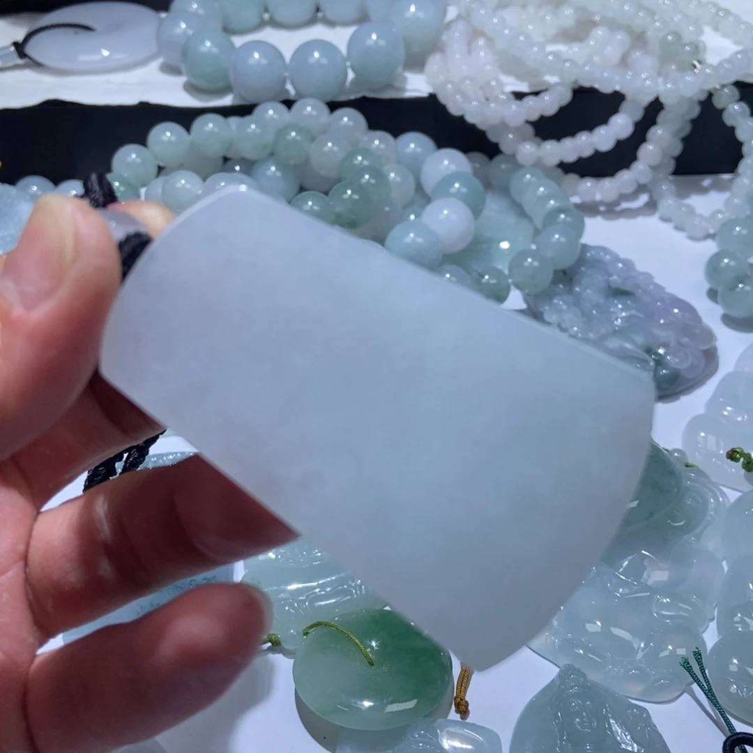 定制翡翠未镶嵌无事牌