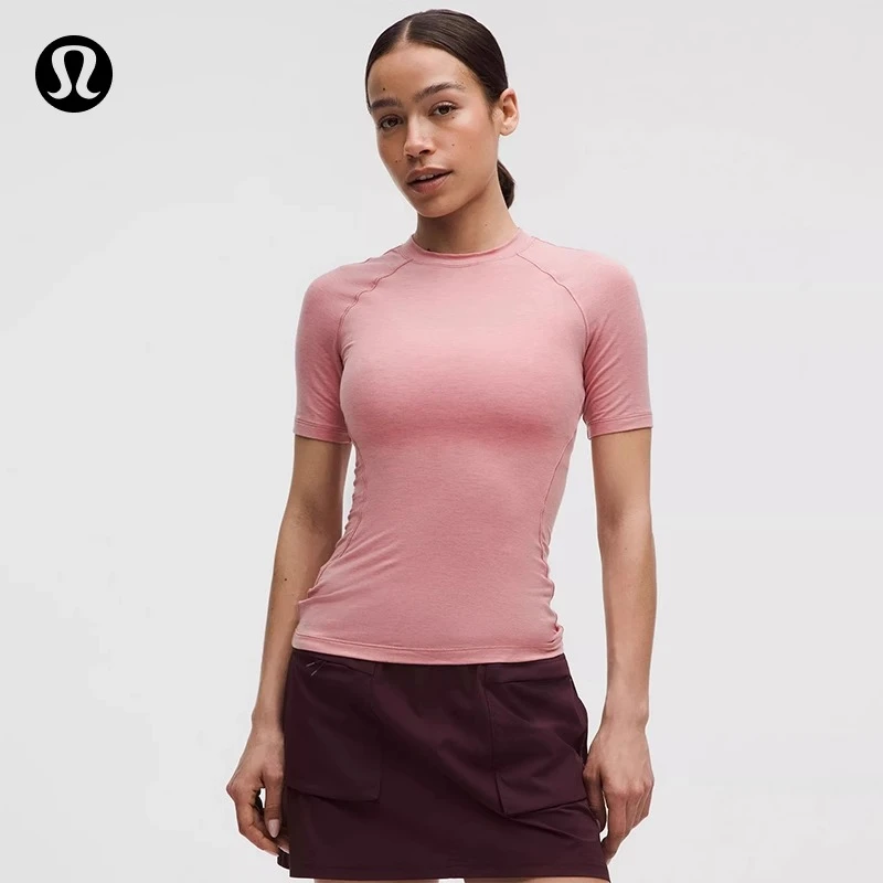 Short-Sleeve 女士运动短袖圆领打底衫丨lululemon丨LW3HLAS