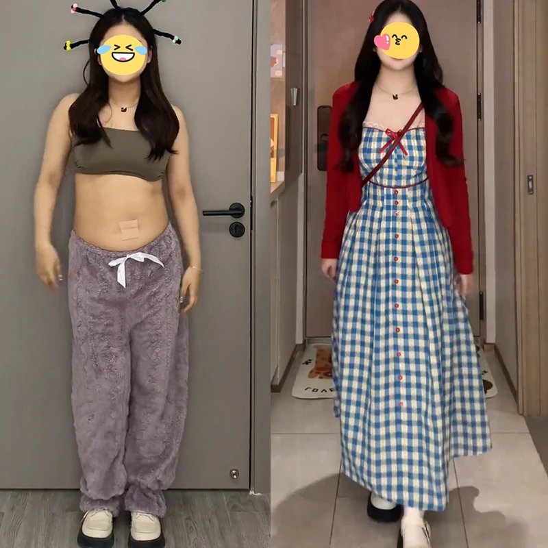 大码复古格子吊带裙套装女夏季胖mm显瘦海边度假连衣裙开衫两件套