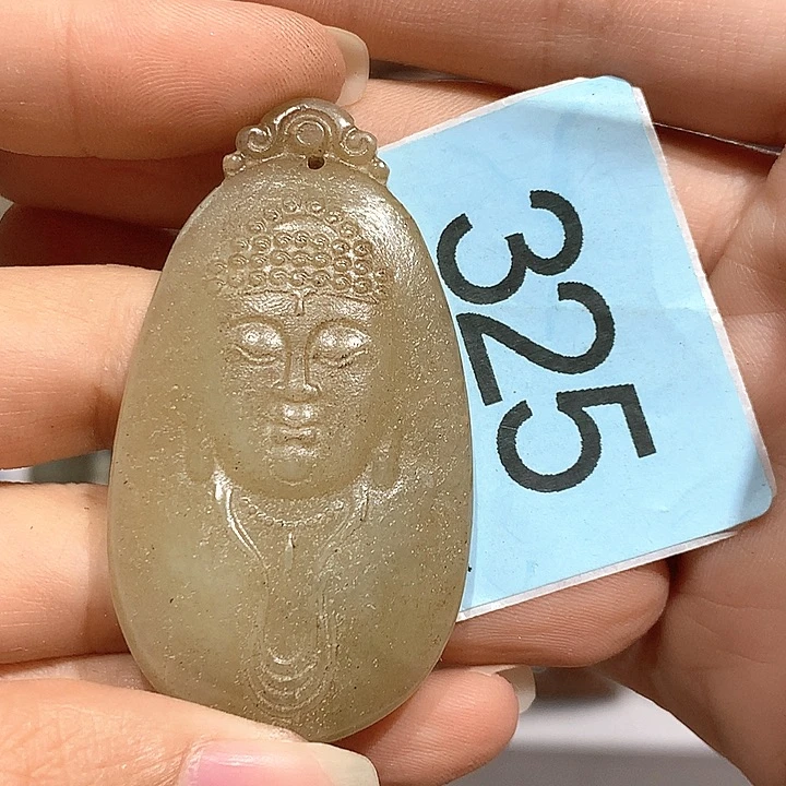 一***往和田玉未镶嵌挂件