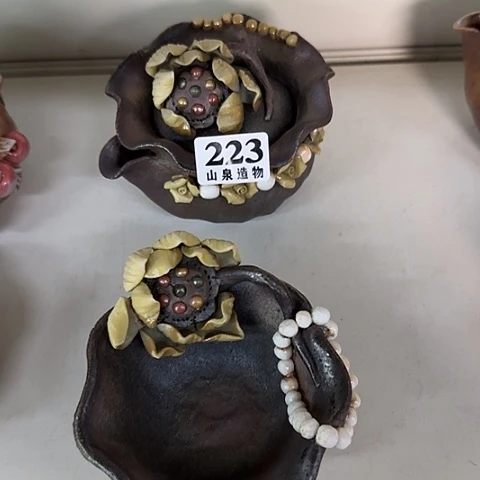 瓷片柴烧柴烧柴烧223一套