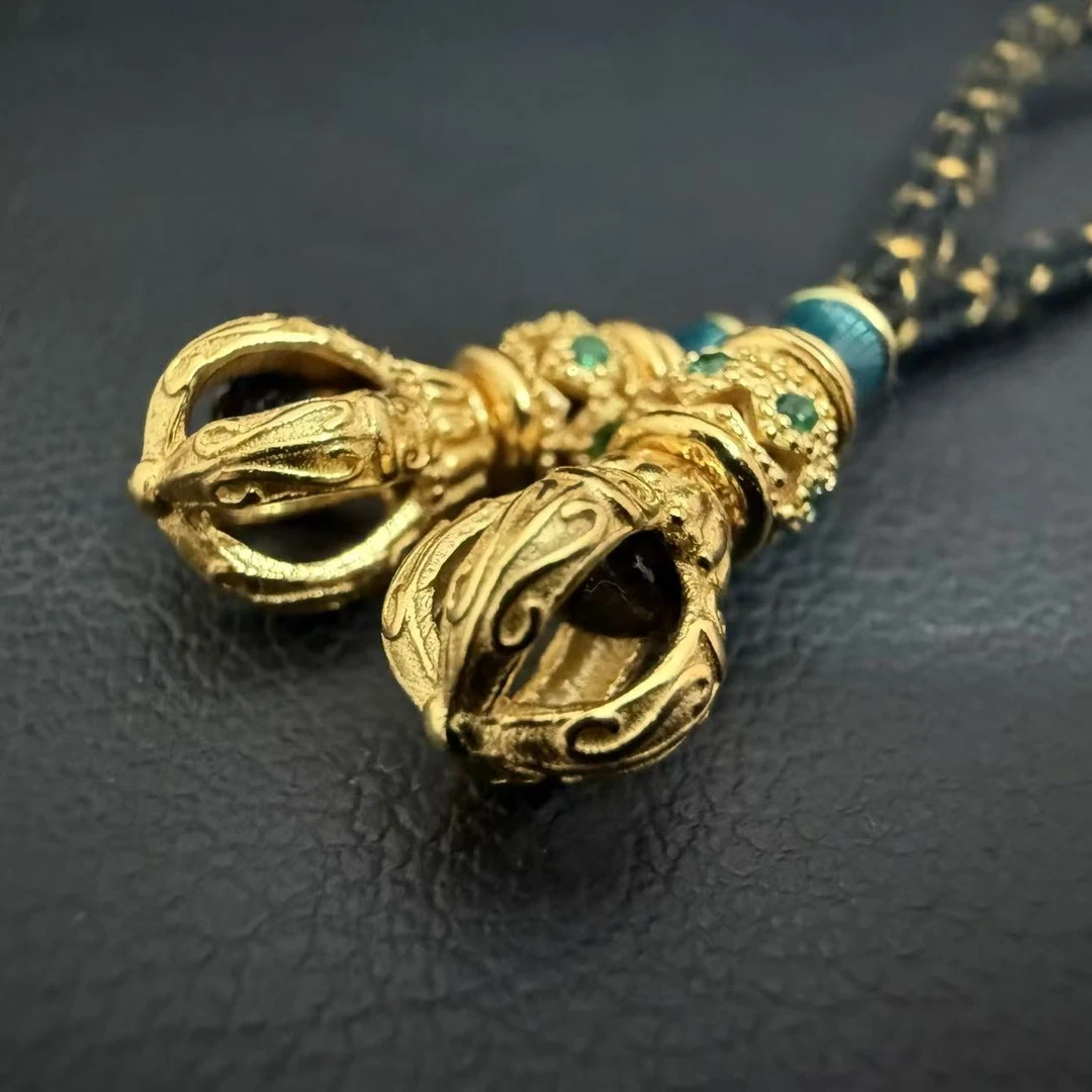 925银银制品 珐琅彩弟子珠配饰一组