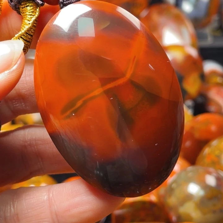 未镶嵌吊坠(不含链)玛瑙/玉髓面**光