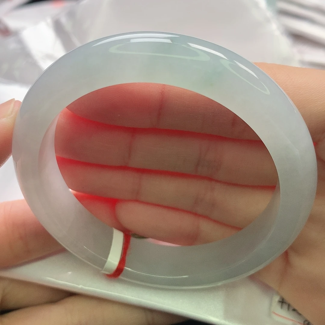 翡翠未镶嵌手镯缅甸55