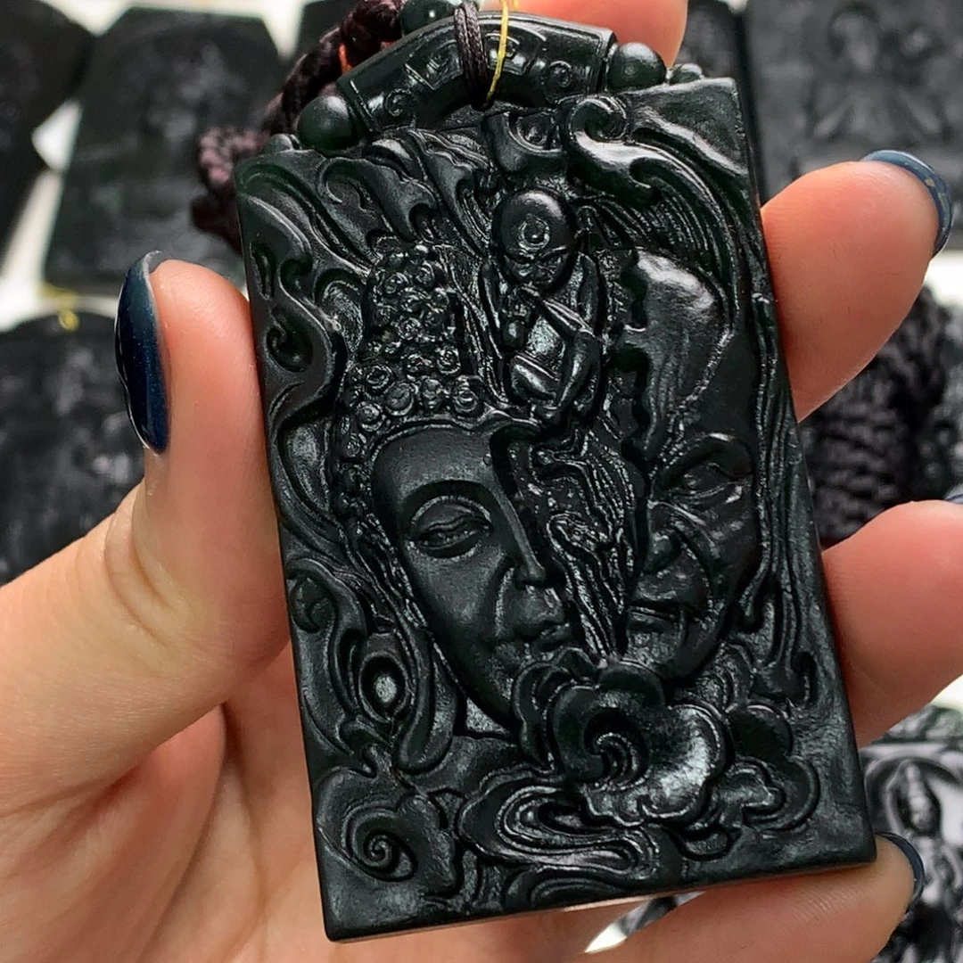 天然a货钢琴黑挂件