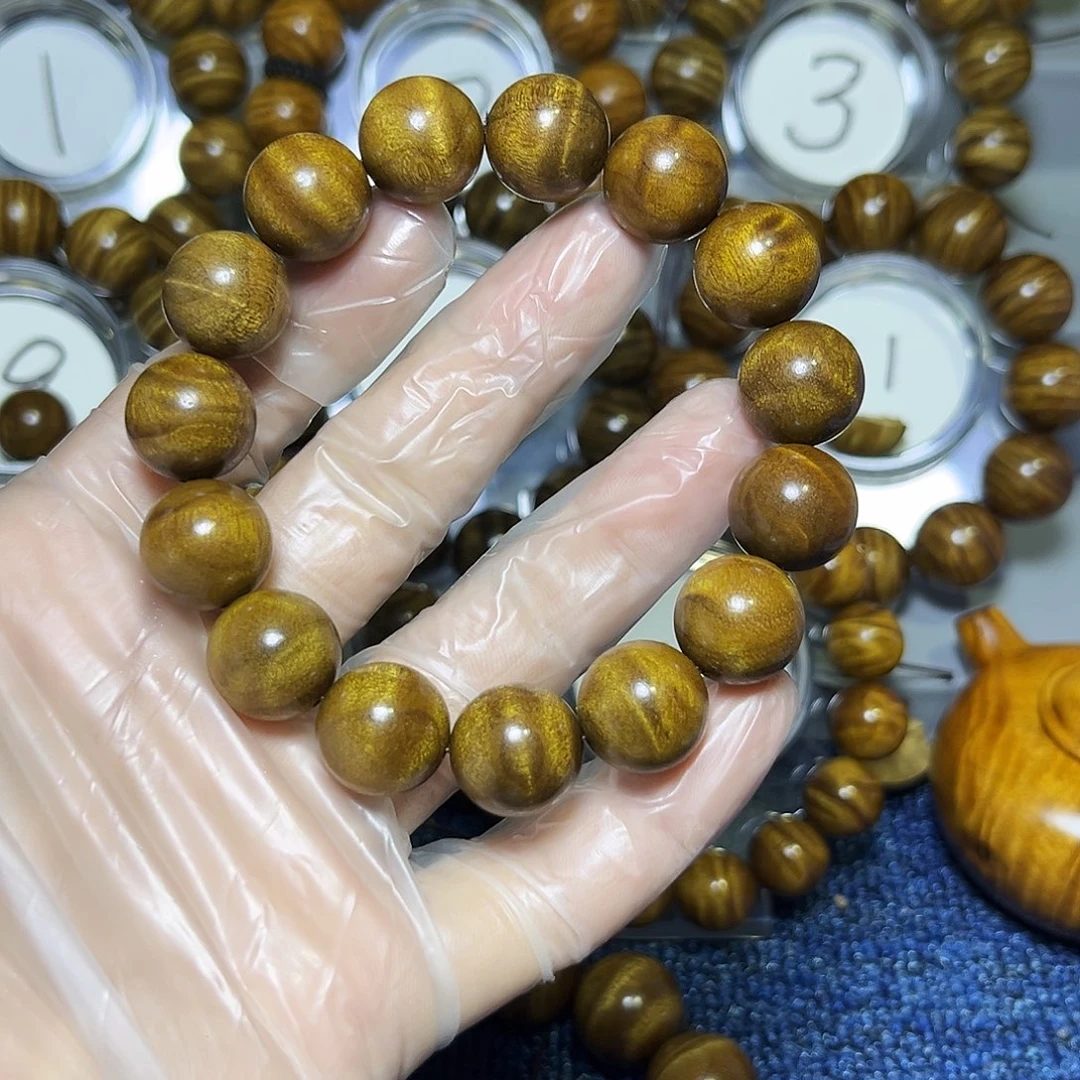 清***静手串/手链楠木（金丝楠）1.5