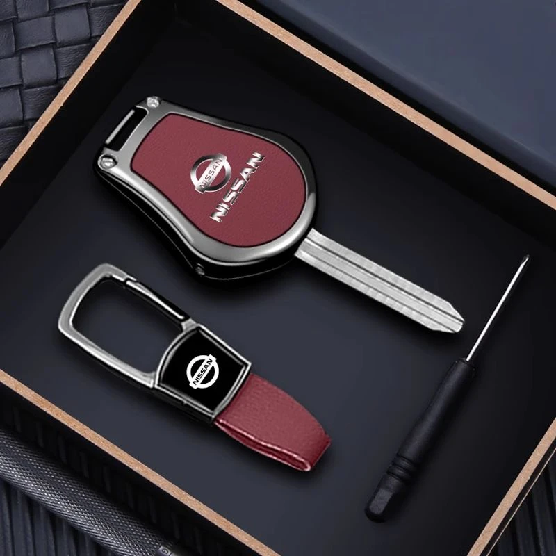 老款日产直板钥匙套阳光骐达保护套包壳扣玛驰颐达尼桑高级男女包