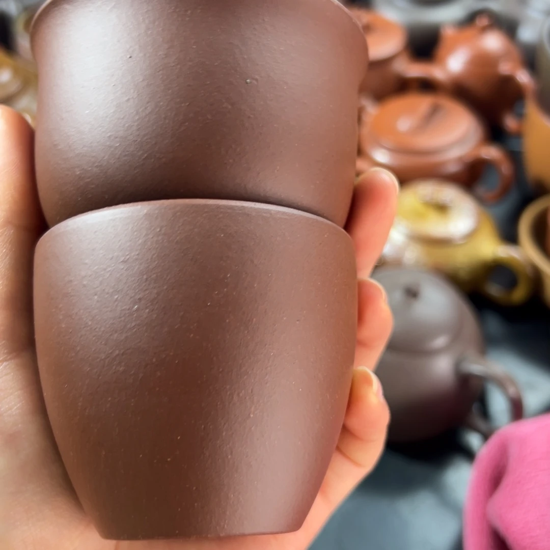 紫砂茶杯微瑕不退不换发二