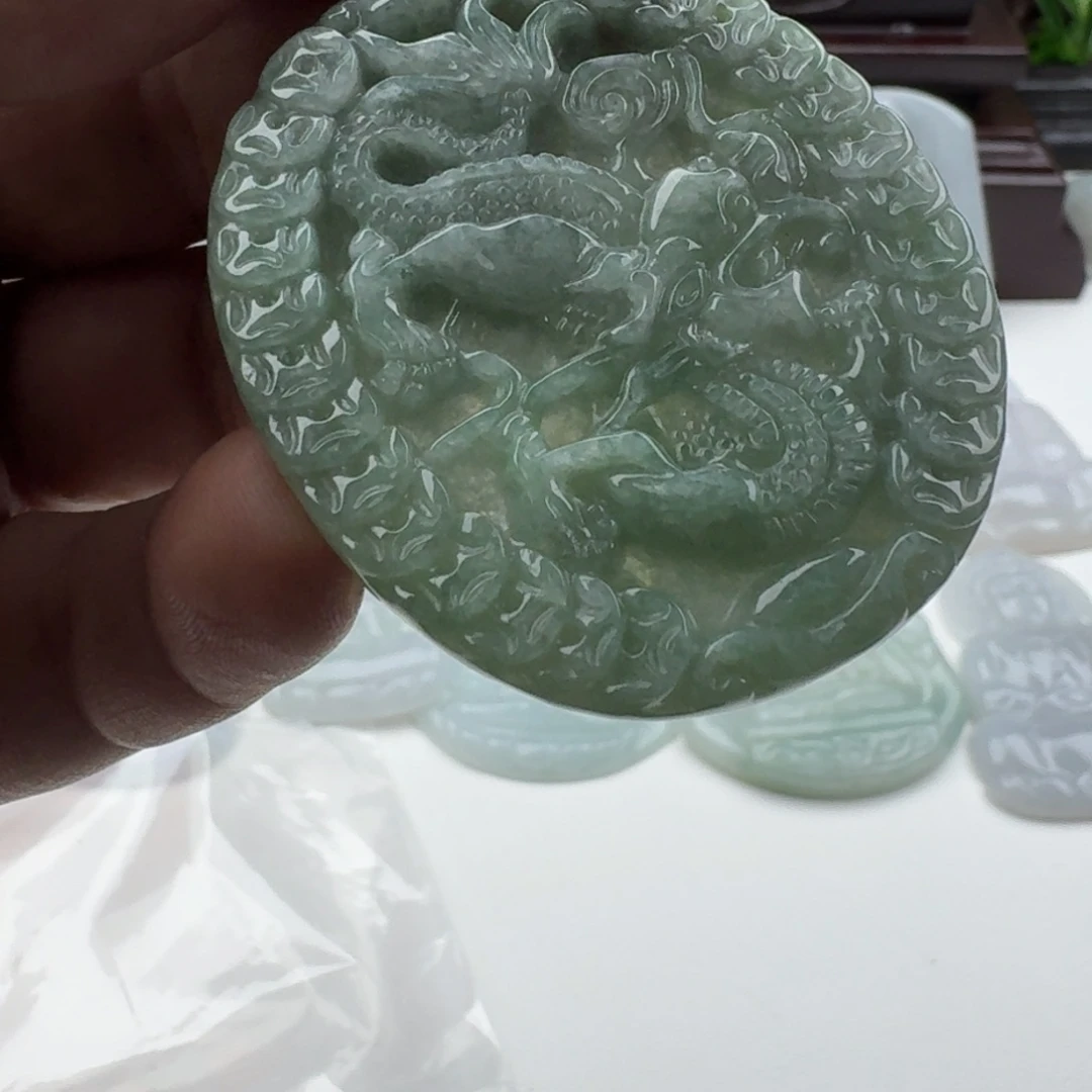 颈饰未镶嵌翡翠天然缅甸A货翡翠