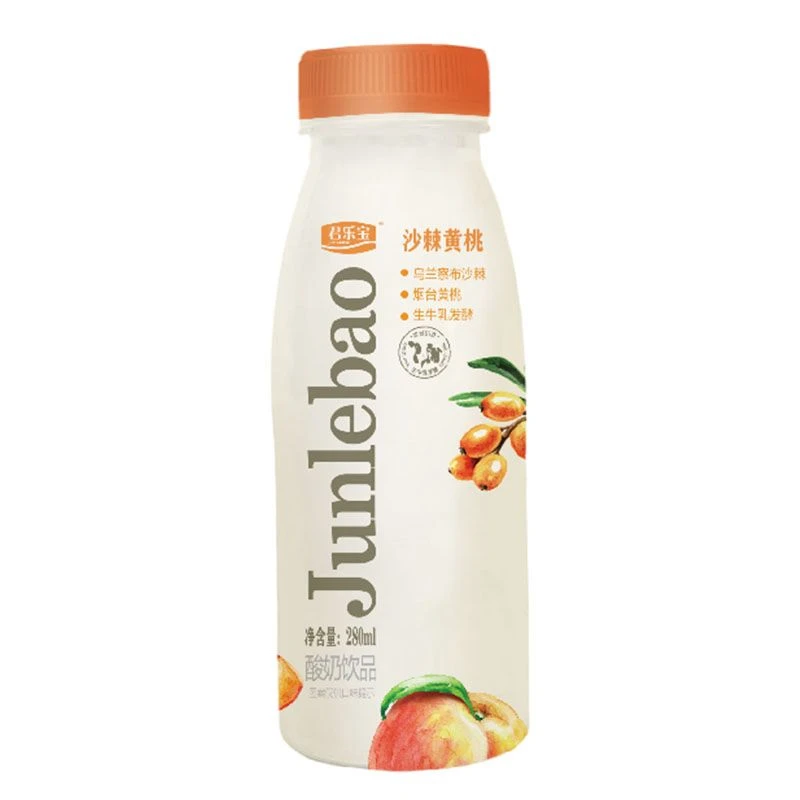 沙棘黄桃酸奶饮品 280g/瓶